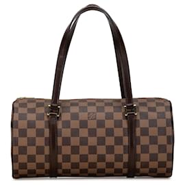 Louis Vuitton-Brown Louis Vuitton Damier Ebene Papillon 30 Sac à main-Marron