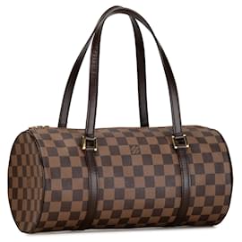 Louis Vuitton-Brown Louis Vuitton Damier Ebene Papillon 30 Sac à main-Marron