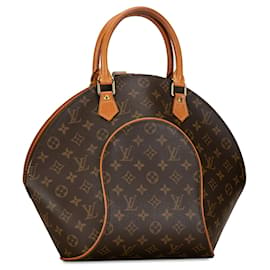 Louis Vuitton-Brown Louis Vuitton Monogram Ellipse MM Handbag-Brown