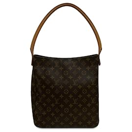 Louis Vuitton-Bolsa de ombro GM com monograma Louis Vuitton marrom-Marrom