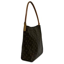 Louis Vuitton-Bolsa de ombro GM com monograma Louis Vuitton marrom-Marrom