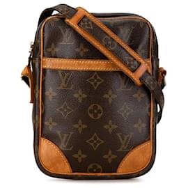 Louis Vuitton-Bolso bandolera Danube con monograma de Louis Vuitton marrón-Castaño