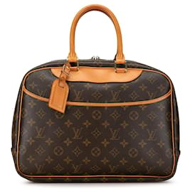 Louis Vuitton-Brown Louis Vuitton Monogram Deauville Handbag-Brown