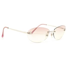 Chanel-Pink Chanel CC Gradient Sunglasses-Pink
