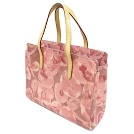 Louis Vuitton-Bolsa Louis Vuitton Monograma Vernis Catalina Ikat BB rosa-Rosa