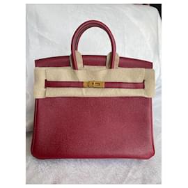 Hermès-Birkin 25-Dark red