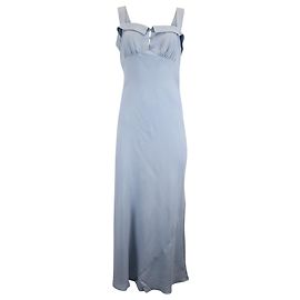 Vestido midi Reformation Tancy de viscosa azul claro Azul Azul claro