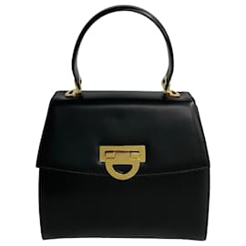 Céline-Sac à poignée supérieure en cuir Celine Sac à main en cuir en excellent état-Autre