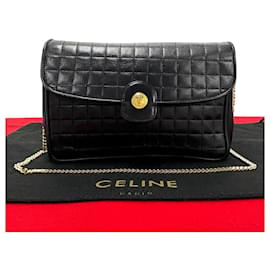 Céline-Celine Leather Triomphe Crossbody Bag  Leather Crossbody Bag in Great Condition-Other