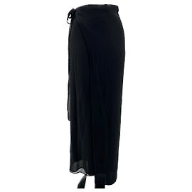 Autre Marque Non Signé / Unsigned skirts T.International S Polyester Black
