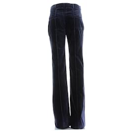 Saint Laurent-SAINT LAURENT  Trousers T.fr 36 polyester-Navy blue