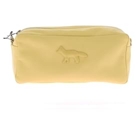 Autre Marque-MAISON KITSUNE  Handbags T.  leather-Yellow