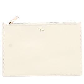 TOM FORD Pochettes T.  Cuir Blanc