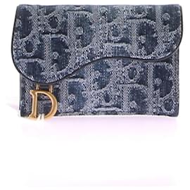 Dior-DIOR  Purses, wallets & cases T.  leather-Blue