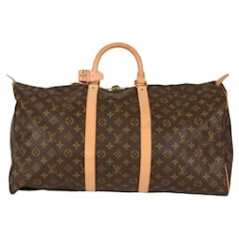 Louis Vuitton-Louis Vuitton Keepall 55-Brown