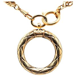 Chanel-Chanel Magnifying Glass Chain Necklace Metal Necklace in Good condition-Other