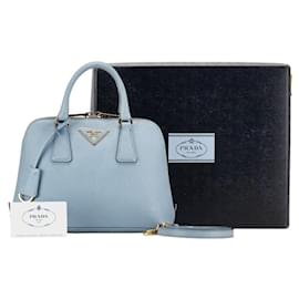Prada-Prada Saffiano Lux Small Promenade Bag Leather Handbag BL0838 in good condition-Other