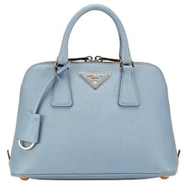 Prada-Prada Saffiano Lux Small Promenade Bag Leather Handbag BL0838 in good condition-Other