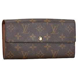 Louis Vuitton-Louis Vuitton Portefeuille Sarah Canvas Long Wallet M61734 in good condition-Other