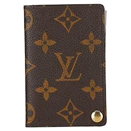 Louis Vuitton-Louis Vuitton Porte Cartes Credit Pression Canvas Card Case M60937 en bon état-Autre