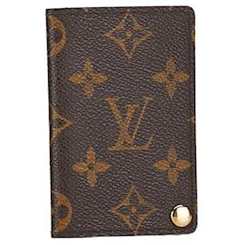 Louis Vuitton-Louis Vuitton Porte Cartes Credit Pression Canvas Card Case M60937 en bon état-Autre