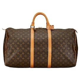 Louis Vuitton-Louis Vuitton Keepall 55-Brown