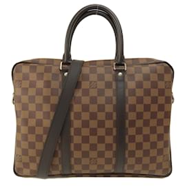 Louis Vuitton-Louis Vuitton Porte Documents Voyage-Brown