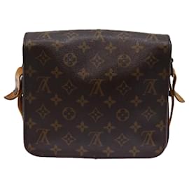 Louis Vuitton-LOUIS VUITTON Monogram Cartouchiere MM Shoulder Bag M51253 LV Auth 76044-Monogram