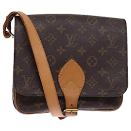 Louis Vuitton-LOUIS VUITTON Monogram Cartouchiere MM Shoulder Bag M51253 LV Auth ar11779b-Monogram