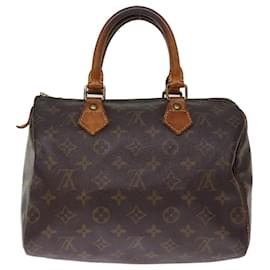 Louis Vuitton-Louis Vuitton Monogram Speedy 25 Hand Bag M41528 LV Auth 76706-Monogram