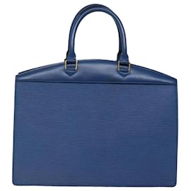 Louis Vuitton-Bolso de mano LOUIS VUITTON Epi Riviera Azul M48185 LV Auth 76075-Azul