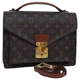 Louis Vuitton-Louis Vuitton Monogram Monceau 28 Hand Bag 2way M51185 LV Auth 75726-Monogram