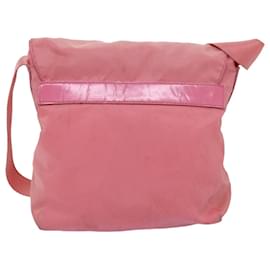 Prada-PRADA Shoulder Bag Nylon Pink Auth 75635-Pink