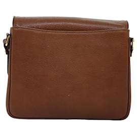 Autre Marque-Burberrys Shoulder Bag Leather Brown Auth bs14804-Brown