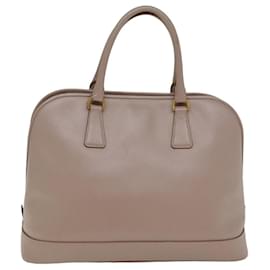 Prada-PRADA Hand Bag Safiano leather Pink Auth bs14718-Pink