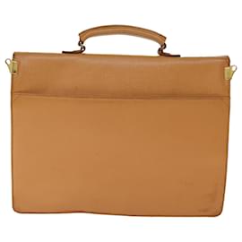 Givenchy-GIVENCHY Business Bag Leather 2way Beige Auth bs14845-Beige