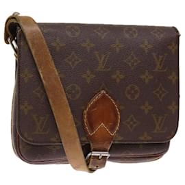 Louis Vuitton-LOUIS VUITTON Monogram Cartouchiere MM Shoulder Bag M51253 LV Auth 73297-Monogram