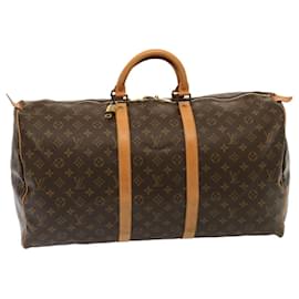 Louis Vuitton-Monograma de Louis Vuitton Keepall 55 Bolsa Boston M41424 LV Auth 75490-Monograma