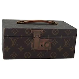 Louis Vuitton-LOUIS VUITTON Monogram Boite A Tour Jewelry Box M47236 LV Auth 76661-Monogram