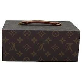 Louis Vuitton-LOUIS VUITTON Monogram Boite A Tour Jewelry Box M47236 Auth LV 76661-Monogramme