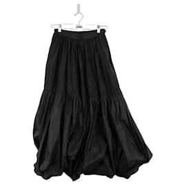 Saint Laurent-Black Balloon Skirt-Black