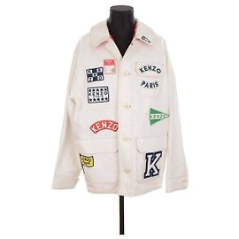Kenzo Baumwolljacke Weiß