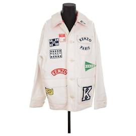 Kenzo-Cotton Jacket-White
