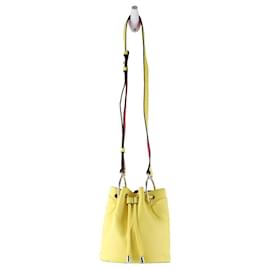 Christian Louboutin-Leather bucket bag-Yellow