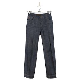Louis Vuitton Jeans retos de algodão Azul