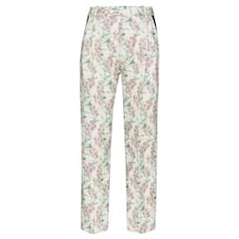 Autre Marque-Charles Jeffrey Loverboy Green Multi Blooms Print Slim Fit Martini Trouser-Green