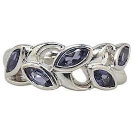 & Other Stories-K18WG White Gold Iolite Ring 12 in Excellent Condition-White