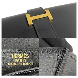 Hermès-Hermes Leather Bearn H Bifold Wallet  Leather Long Wallet in Good condition-Other