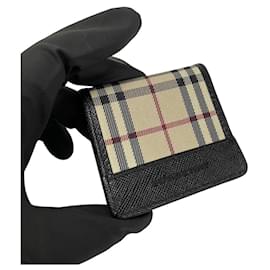 Burberry-Burberry Nova Check Coin Case Canvas Coin Case in Great Condition-Other