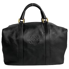 Loewe-Loewe Anagram Mini Boston Tasche aus Leder in sehr gutem Zustand-Andere